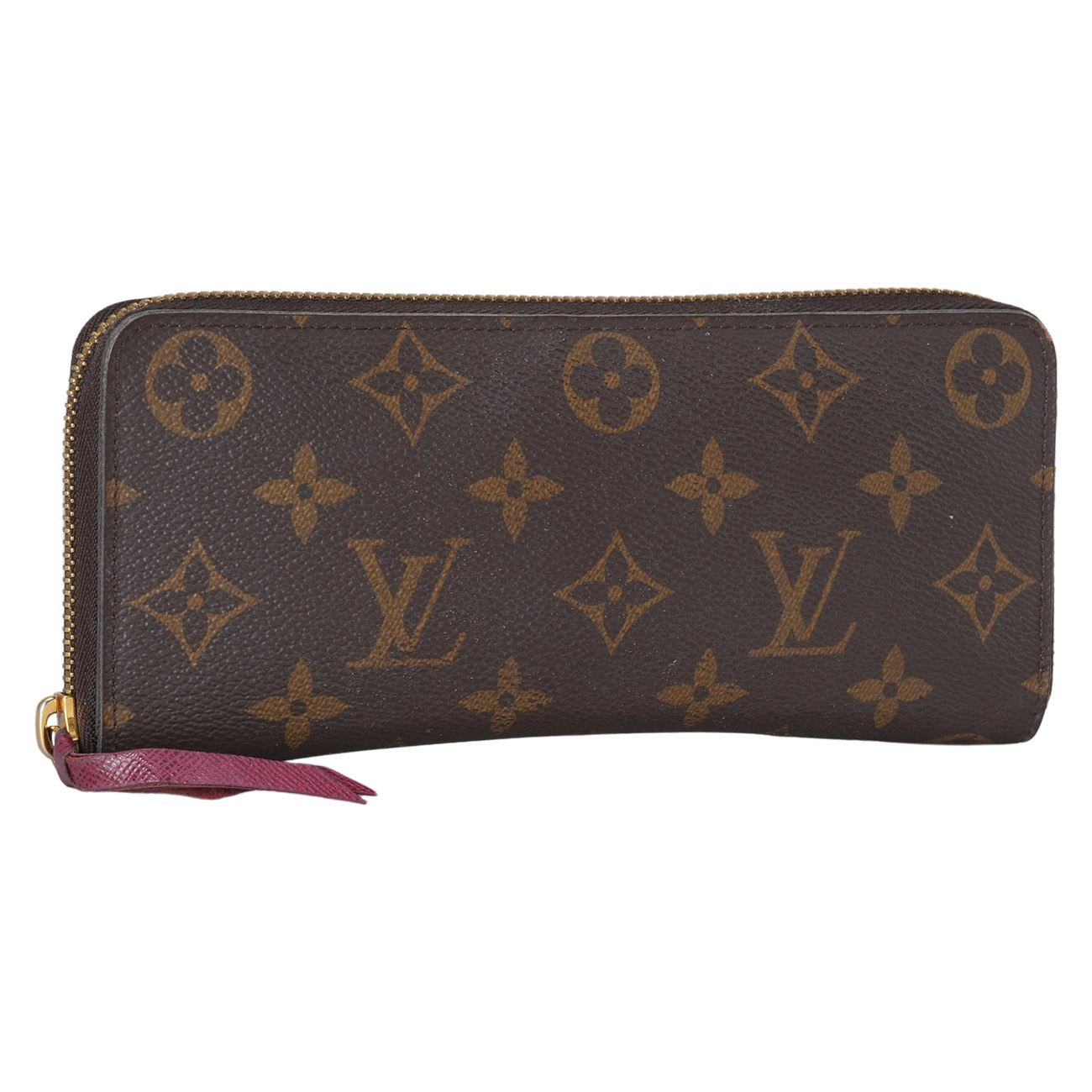 LOUIS VUITTON(USED)루이비통 M60742 모노그램 클레망스 지퍼 장지갑